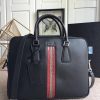 2VE368G Prada男包 普拉达包包 Prada新款 普拉达鳄鱼皮 Prada175 黑色