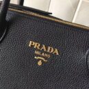 1BA157 Prada女包 普拉达手提包 prada荔枝纹 进口小牛皮 黑色