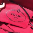 1BG161 Prada女包 普拉达购物袋 专柜同步 丝印拼图 红白色