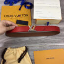 M8421 LOUIS VUITTON 专柜新品 LV皮帶 双面双色可用 红色