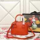 449661 Gucci女包 荔枝纹牛皮 手提斜跨 贝壳包 橙色