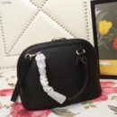 449661 Gucci女包 荔枝纹牛皮 手提斜跨 贝壳包 黑色