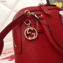 449661 Gucci女包 荔枝纹牛皮 手提斜跨 贝壳包 红色
