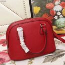 449661 Gucci女包 荔枝纹牛皮 手提斜跨 贝壳包 红色