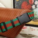 536416 2018 Gucci-Dapper Dan联名系列 GG图案皮革 腰包 啡色