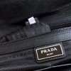 2VG024 Prada普拉达男包 皮革双手柄 彩色机器人图案 尼龙手提包 黑色