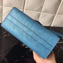 1BD127 Prada 皮革手袋 同色徽标 链式肩带 单肩包 湖蓝色