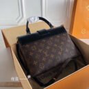 M43125 LV One Handle 中号手袋 LV prelaunch老花拼皮手提斜挎包