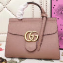 421890 GUCCI手提包 古驰包包 半手工纺织 原版皮革 浅褐色
