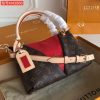 M43966 LV V Tote BB 手袋 LV Monogram帆布老花女包 LV女包 樱桃红