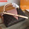 M43967 LV V Tote BB 手袋 LV Monogram帆布老花女包 LV女包 樱花粉