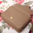 498100 Gucci GG Marmont系列 绗缝 翻盖 肩背包 棕色