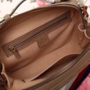 498100 Gucci GG Marmont系列 绗缝 翻盖 肩背包 棕色