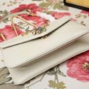 537241 Gucci 秋冬 Rajah系列 虎头钻石 牛皮 链条肩背包 白色