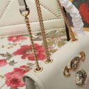 537241 Gucci 秋冬 Rajah系列 虎头钻石 牛皮 链条肩背包 白色