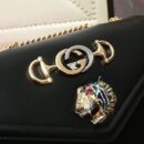 537241 Gucci 秋冬 Rajah系列 虎头钻石 牛皮 链条肩背包 黑色
