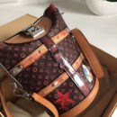 M52276 LV Duffle 手袋 LV2018秋冬系列女包 Monogram涂层帆布漆绘装饰