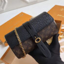M43903 LV GLASSES CASE 手袋 LV2018新款女包 Monogram印花锁头包 黑色
