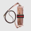 517350 Gucci Ophidia系列 透明迷你手袋 单肩斜跨包 裸粉