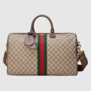 547953 GUCCI Ophidia系列 中号 GG Supreme高级人造帆布 随身旅行包