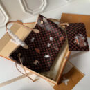 M44441 LV NEVERFULL 中号手袋 LV2019猫犬图案新款女包 LV购物袋 限定款