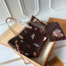 M44441 LV NEVERFULL 中号手袋 LV2019猫犬图案新款女包 LV购物袋 限定款