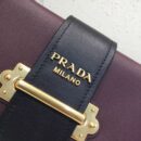 1BL004 Prada Cahier 专柜新款 小牛皮 多功能包 普拉达腰包 紫红色