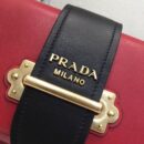 1BL004 Prada Cahier 专柜新款 小牛皮 多功能包 普拉达腰包 大红色