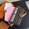M61279 LV PALLAS 钱夹 LV拼色信封钱包 LV女士钱包 粉色