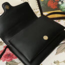 550129 Gucci Arli系列 小号 双G翻盖 复古肩背包 黑色
