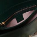 550129 Gucci Arli系列 小号 双G翻盖 复古肩背包 墨绿色