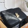 M41487 LV Pochette Metis 手袋 LV全皮压花女包 LV邮差包 LV空姐包 黑色