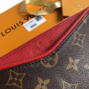 M41638 LV Pallas Cluth 手袋 LV Monogram帆布女包 LV链条包 红色/玫红