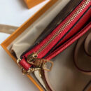 M41638 LV Pallas Cluth 手袋 LV Monogram帆布女包 LV链条包 红色/玫红