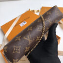 M41638 LV Pallas Cluth 手袋 LV Monogram帆布女包 LV链条包 红色/玫红