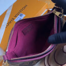 M41638 LV Pallas Cluth 手袋 LV Monogram帆布女包 LV链条包 红色/玫红