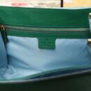 527857 GUCCI 2018秋冬 咆哮虎头装饰 翻盖 肩背包 绿色