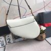 M0446 Dior Saddle小牛皮手提包 Dior马鞍包 白色