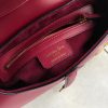 M0446 Dior Saddle小牛皮手提包 Dior马鞍包 玫红