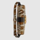 550126 Gucci Arli系列 中号 蛇皮 双G翻盖 复古肩背包