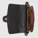550126 Gucci Arli系列 中号 蛇皮 双G翻盖 复古肩背包