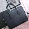 2VE368 普拉达男包 普拉达男士公文包 Prada牛皮包 黑色