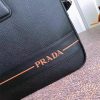 2VE368 普拉达男包 普拉达男士公文包 Prada牛皮包 黑色