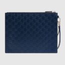 547796 Gucci NY Yankees™ 贴饰 经典GG帆布 手拿包 蓝色
