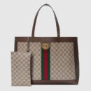 547947 Gucci Ophidia系列 三只小猪图案 GG 高级人造帆布 购物袋