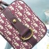 Dior经典款 迪奥枕头包 Dior oblique 迪奥手提包 Dior时尚休闲女包 红色