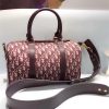 Dior经典款 迪奥枕头包 Dior oblique 迪奥手提包 Dior时尚休闲女包 红色