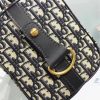 1547092908421598.jpg Dior经典款 迪奥枕头包 Dior oblique 迪奥手提包 Dior时尚休闲女包 黑色
