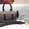 1547092913930765.jpg Dior经典款 迪奥枕头包 Dior oblique 迪奥手提包 Dior时尚休闲女包 黑色