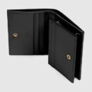 548057 Gucci Signature系列 压印皮革 猫头图案 古驰卡包 黑色